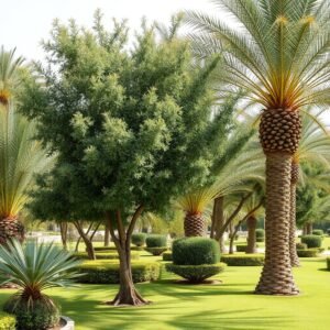 أشجار ظل مناسبة لحدائق الصليبخات