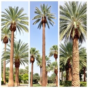 أشجار نخيل متنوعة مناسبة لتنسيق حدائق الفيحاء