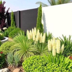 أمثلة على التباين في تنسيق حدائق النزهة باستخدام الألوان والملمس أمثلة على التباين في تنسيق حدائق النزهة باستخدام الألوان والملمس