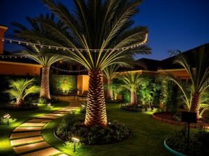 أنظمة إضاءة خارجية لحدائق الفنيطيس