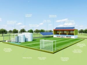 أنظمة تجميع مياه الأمطار وإعادة استخدامها في تجهيز ملاعب مستدامة أنظمة تجميع مياه الأمطار وإعادة استخدامها في تجهيز ملاعب مستدامة