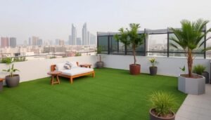 استخدام حديث لثيل الشويخ الصناعي في سطح مبنى بالكويت استخدام حديث لثيل الشويخ الصناعي في سطح مبنى بالكويت