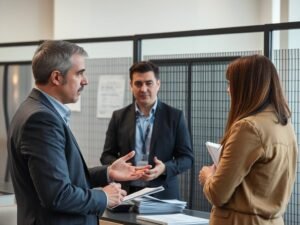 استشاري يجيب على أسئلة العملاء حول شبك تركي