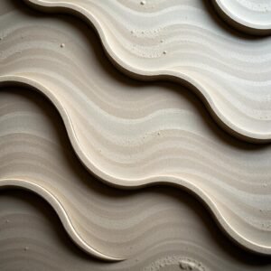 بلاط متداخل على شكل أمواج