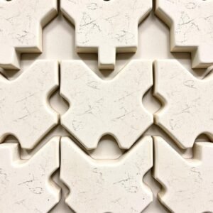 بلاط متداخل متعرج