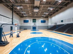 تجهيز ملاعب كرة السلة بأرضية احترافية وسلات قياسية تجهيز ملاعب كرة السلة بأرضية احترافية وسلات قياسية