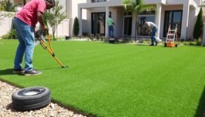 تركيب ثيل امغره في حديقة منزلية بالكويت تركيب ثيل امغره في حديقة منزلية بالكويت