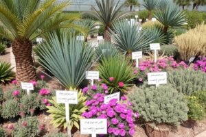 تشكيلة متنوعة من النباتات المناسبة لحدائق الخالدية