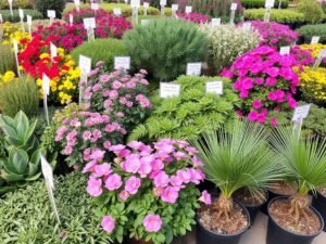 تشكيلة متنوعة من النباتات المناسبة لحدائق الروضة