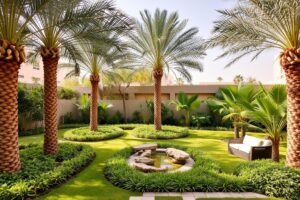 تصميم حديقة واحة في الفنيطيس