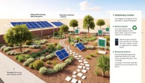 تصميم مستدام لحديقة الشهداء يستخدم الطاقة المتجددة