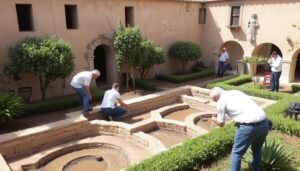 جهود ترميم تنسيق حدائق قرطبة التاريخية