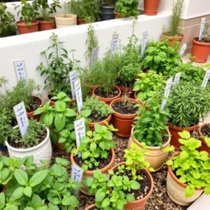 حديقة أعشاب عطرية في منزل بالخالدية