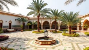 حديقة بتصميم تقليدي في حولي تظهر تنسيق حدائق حولي