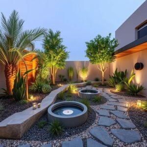 حديقة صديقة للبيئة في منطقة الروضة بالكويت