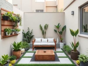 حديقة صغيرة مثالية للمنازل ذات المساحات المحدودة في الزهراء