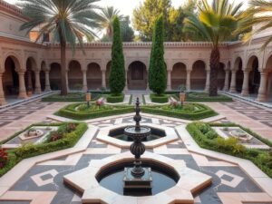 حديقة منزلية بطراز إسلامي في الزهراء