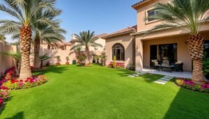 حديقة منزلية جميلة مع ثيل الري المشاتل في الكويت حديقة منزلية جميلة مع ثيل الري المشاتل في الكويت