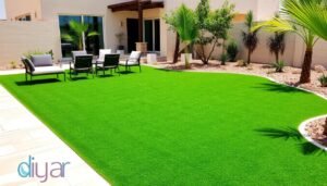 حديقة منزلية جميلة مع ثيل امغره وتنسيق متكامل حديقة منزلية جميلة مع ثيل امغره وتنسيق متكامل