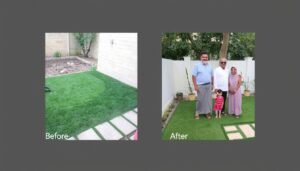 حديقة منزلية ناجحة مزروعة بثيل الشويخ في الكويت حديقة منزلية ناجحة مزروعة بثيل الشويخ في الكويت