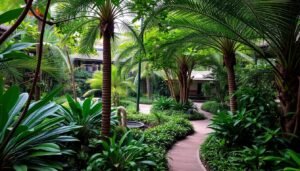 حديقة واحة استوائية في منطقة النزهة بالكويت حديقة واحة استوائية في منطقة النزهة بالكويت