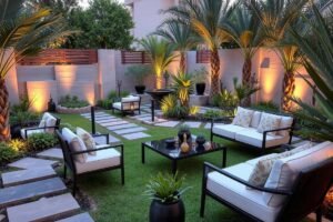 ديكورات وإكسسوارات حدائق عصرية في الخالدية