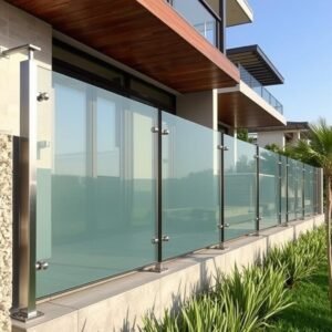 سور تركي يجمع بين الحديد والزجاج بتصميم عصري سور تركي يجمع بين الحديد والزجاج بتصميم عصري