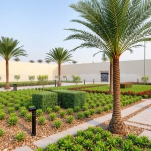 شبكات ري حديثة لحدائق الصليبخات
