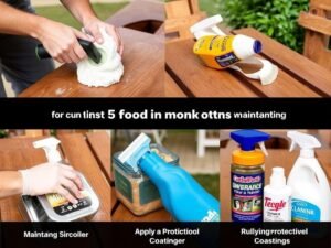 صيانة وتنظيف أثاث الجلسات الخارجية للحفاظ على جودتها