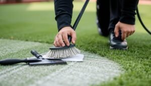 صيانة وتنظيف الثيل الصناعي