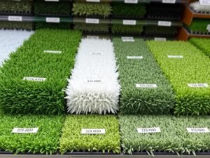 عينات من الثيل الصناعي بسماكات مختلفة في معرض ثيل الشويخ عينات من الثيل الصناعي بسماكات مختلفة في معرض ثيل الشويخ