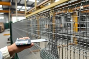 فحص جودة شبك تركي في مصنع متخصص