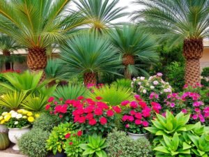 مجموعة متنوعة من النباتات والأشجار المناسبة لتنسيق حدائق الفيحاء بالكويت