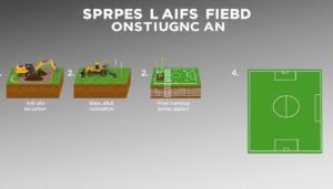 مراحل تجهيز ملاعب رياضية من التخطيط إلى التنفيذ مراحل تجهيز ملاعب رياضية من التخطيط إلى التنفيذ