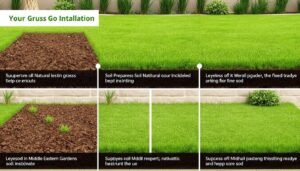 مراحل تحضير التربة وزراعة العشب الطبيعي