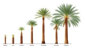 مراحل نمو النخيل من الفسيلة إلى النخلة المثمرة توضح دورة حياة زراعة نخيل مراحل نمو النخيل من الفسيلة إلى النخلة المثمرة توضح دورة حياة زراعة نخيل