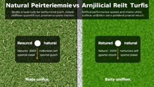 مقارنة بين أداء ثيل ملاعب الطبيعي والصناعي في المنشآت الرياضية مقارنة بين أداء ثيل ملاعب الطبيعي والصناعي في المنشآت الرياضية