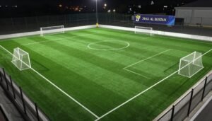 ملعب كرة قدم منجز بواسطة شركة جنا البستان