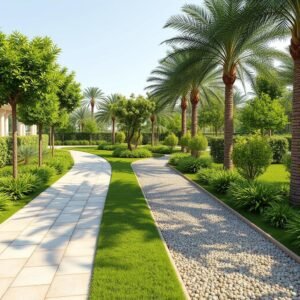 ممرات وأرضيات لحدائق الصليبخات