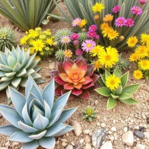 نباتات صحراوية متحملة للحرارة مناسبة لحدائق الفنيطيس