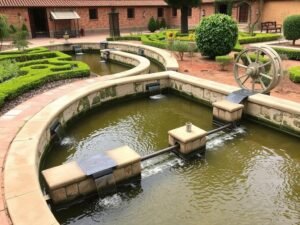 نظام الري التقليدي في تنسيق حدائق قرطبة