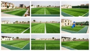 استخدامات متعددة للعشب صناعي امغره شبك تركي في الحدائق والملاعب