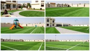 استخدامات متنوعة للعشب الصناعي في أمغرة