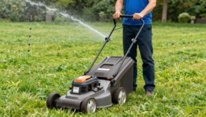 العناية بالعشب الطبيعي من خلال القص والري المنتظم