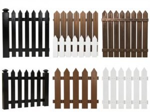 خيارات ألوان وتشطيبات متنوعة للسياج التركي