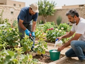 صيانة دورية لتنسيق حدائق منزليه بالكويت