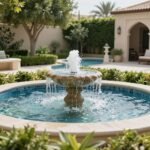 عناصر مائية في حديقة كويتية