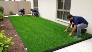 مراحل تركيب الثيل الصناعي في الكويت