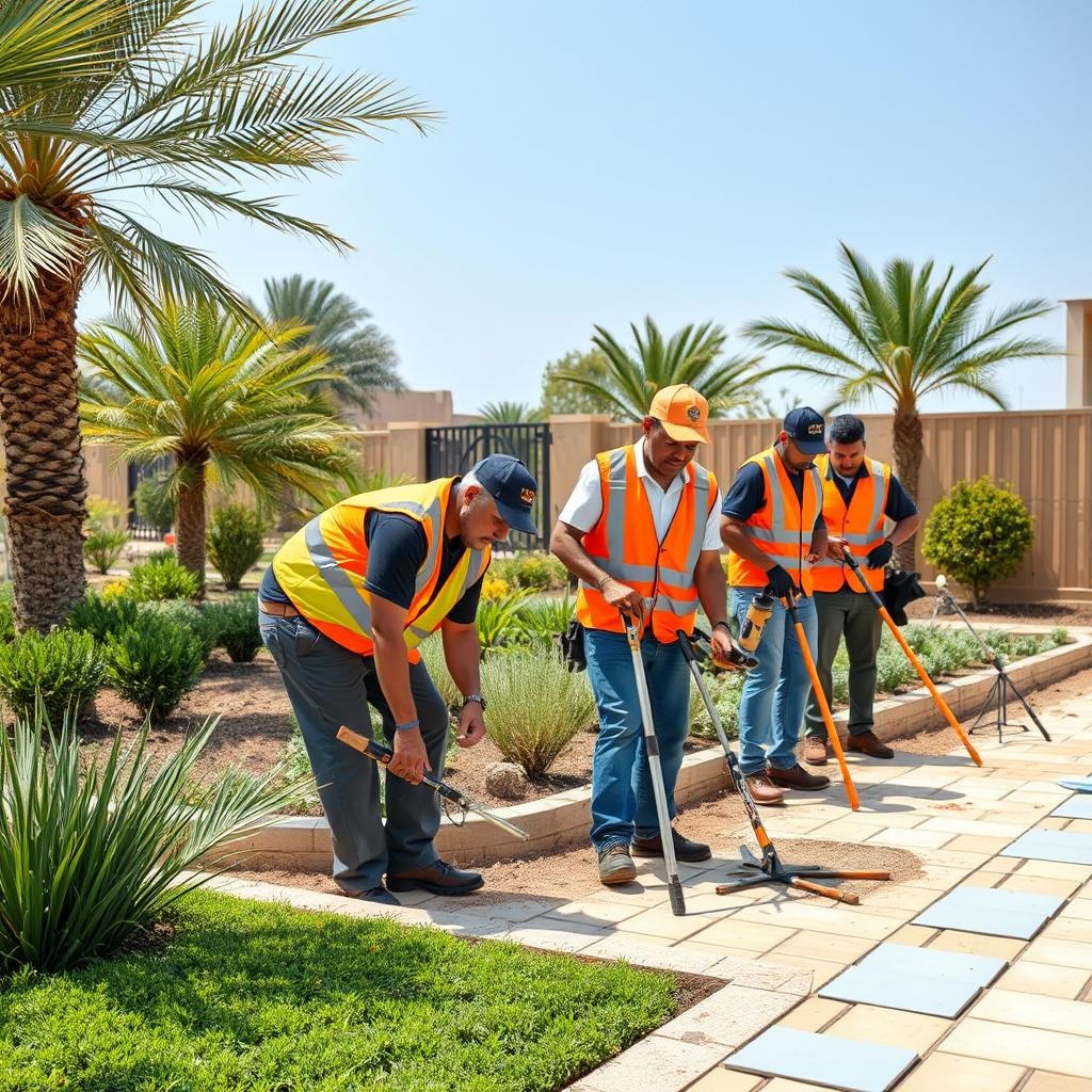 تنسيق حدائق الشامية - فريق عمل متخصص من مهندسي تنسيق الحدائق