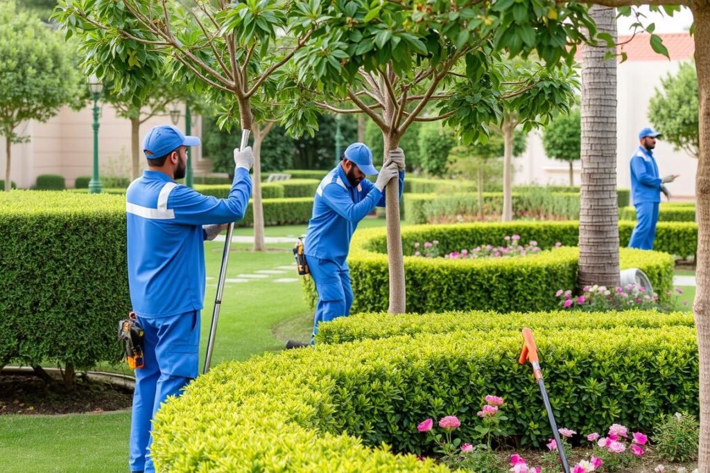 صيانة أشجار وحدائق في مبارك الكبير